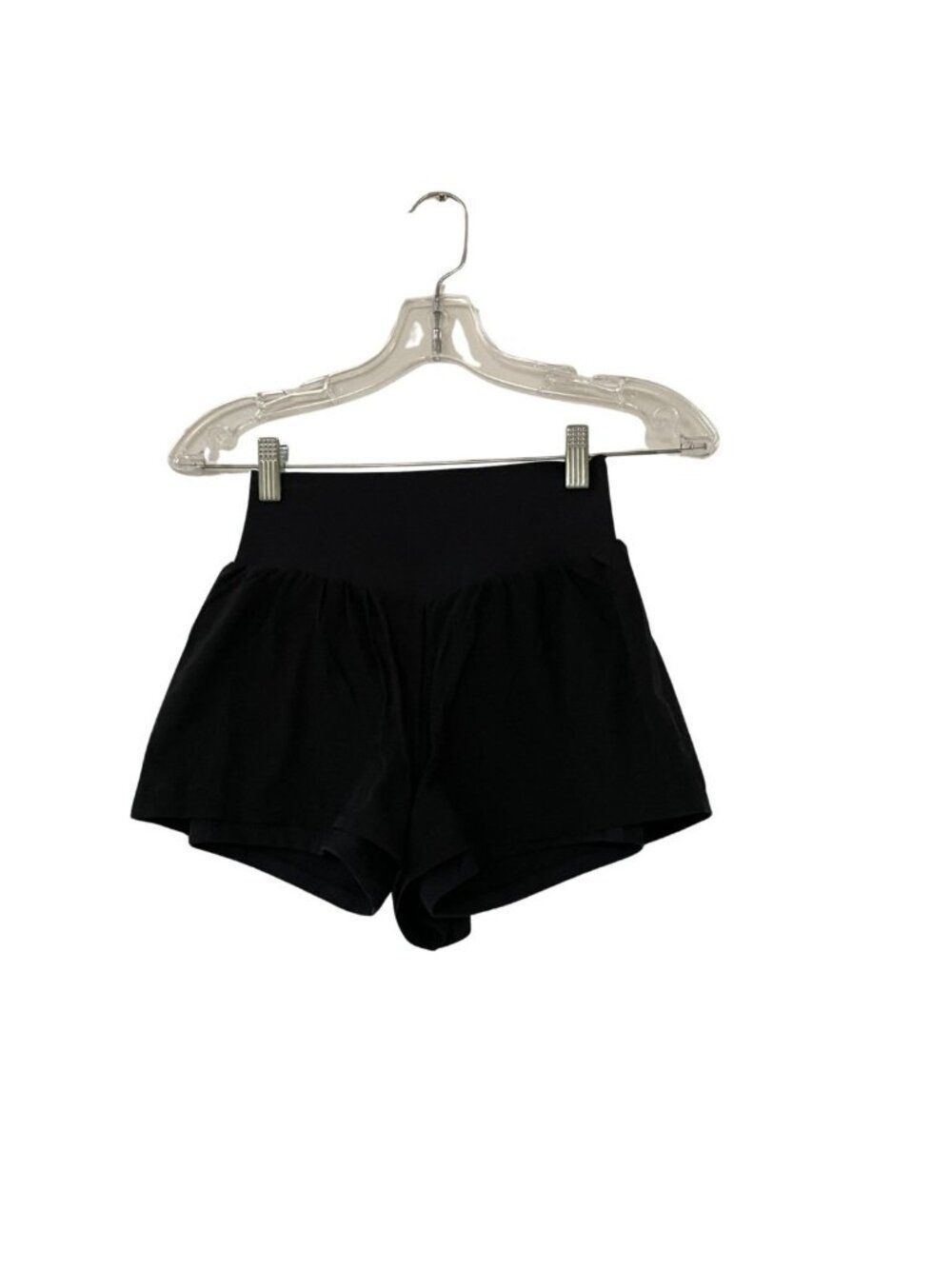Oysho Sport Women Shorts XS Black Compressive High Rise Gym Workout 0449/206 NWT